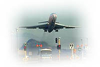B-747 на взлете из аэропорта г.Финикс, Аризона
